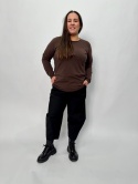 Bluzka basic HANA czekolada