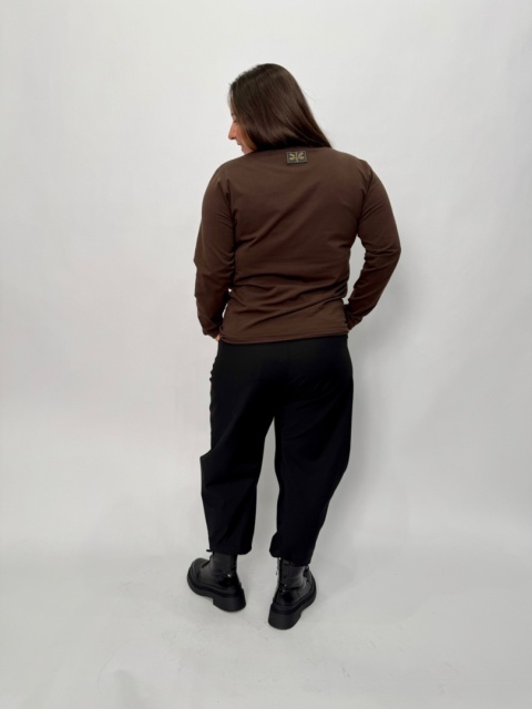 Bluzka basic HANA czekolada