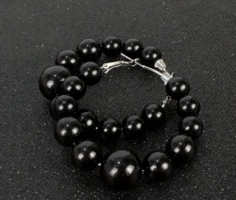 Kolczyki KULKI czarne