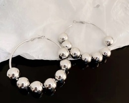 Kolczyki KULKI srebrne