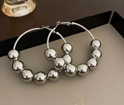 Kolczyki KULKI srebrne