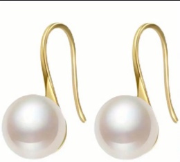 Kolczyki PEREŁKA złota