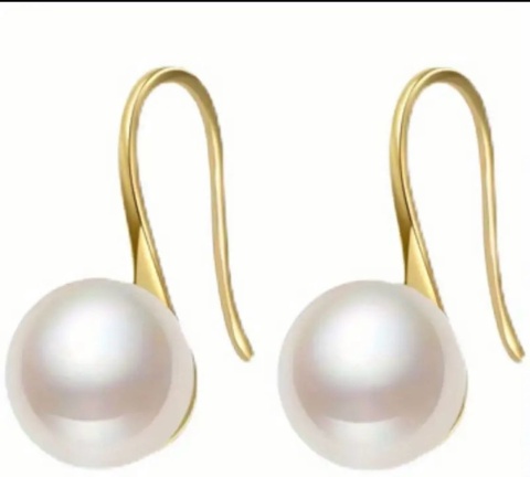 Kolczyki PEREŁKA złota