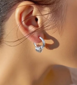 Kolczyki SPLOTKI srebrne