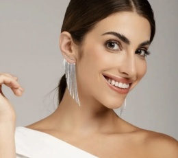 Kolczyki ICE srebrne