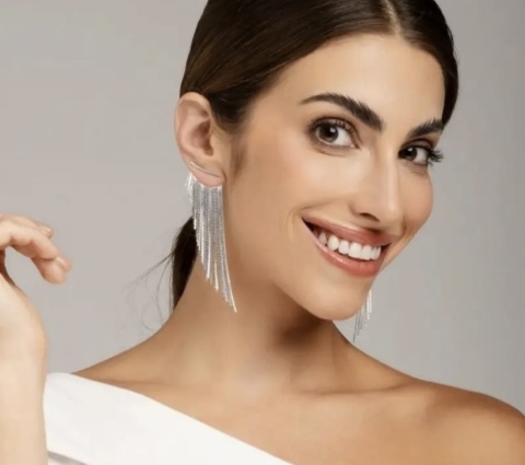 Kolczyki ICE srebrne