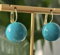 Kolczyki Turkusowe Kulki