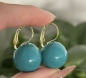 Kolczyki Turkusowe Kulki