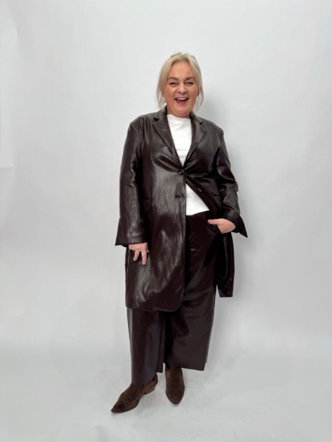 Marynarka MERA gorzka czekolada