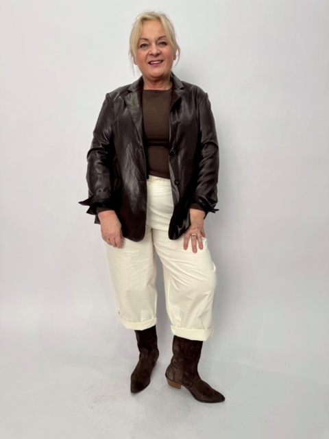 Marynarka WEZA choco