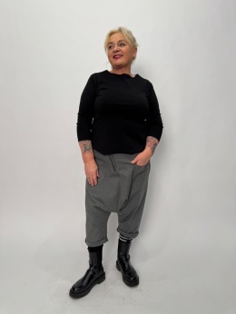 Spodnie baggy BERI Wendy Trendy szare