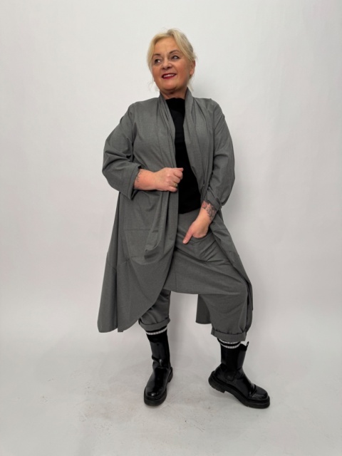 Spodnie baggy BERI Wendy Trendy szare