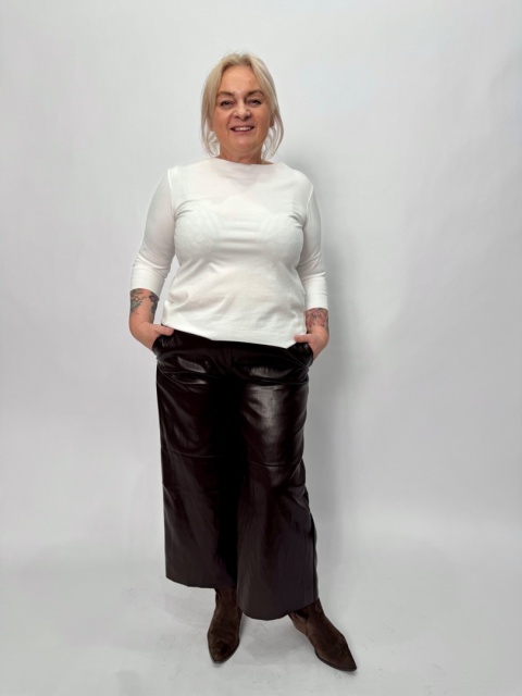 Spodnie MERA Rivabella gorzka czekolada