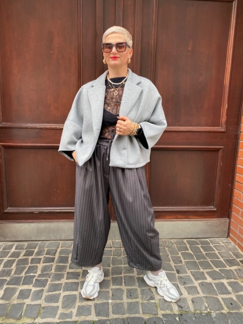 Żakiet AURA szary Wendy Trendy