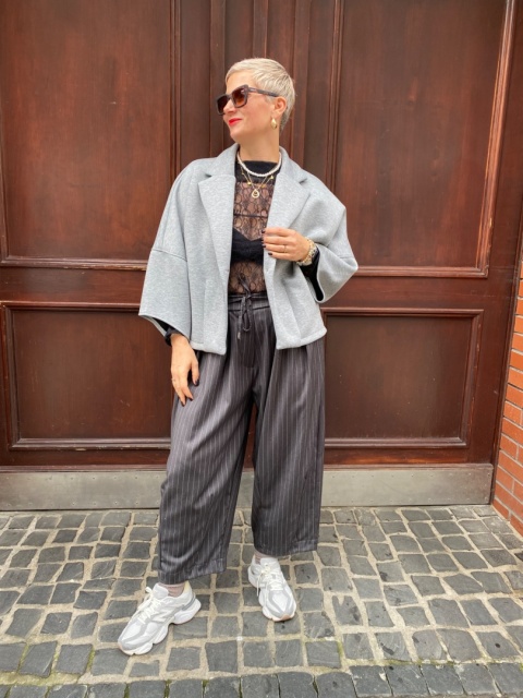 Żakiet AURA szary Wendy Trendy