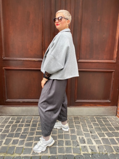 Żakiet AURA szary Wendy Trendy