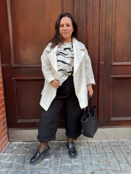 Blezer Zakiet KYOTO Wendy Trendy bianco