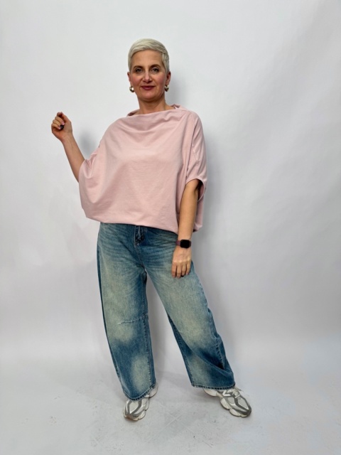 Bluzka Bluza DONA Wendy Trendy puder róż