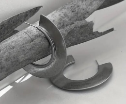 Kolczyki MIT kolor srebrny