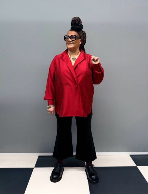 Koszula TENI Rivabella czerwona