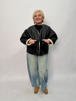 Kurtka KUFAJKA czarna PTASZEK