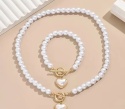 Naszyjnik perełki i bransoletka