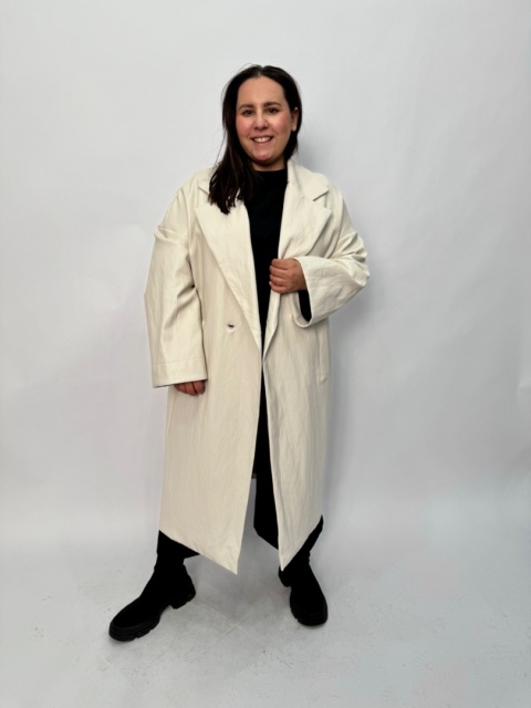 Płaszcz VITA Rivabella eko skóra milki