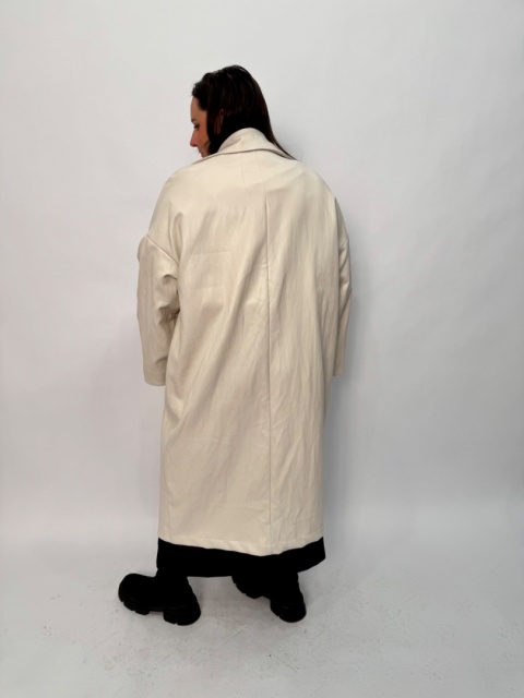 Płaszcz VITA Rivabella eko skóra milki