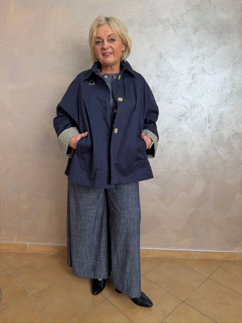 Kurtka ASHA Gioya granatowa