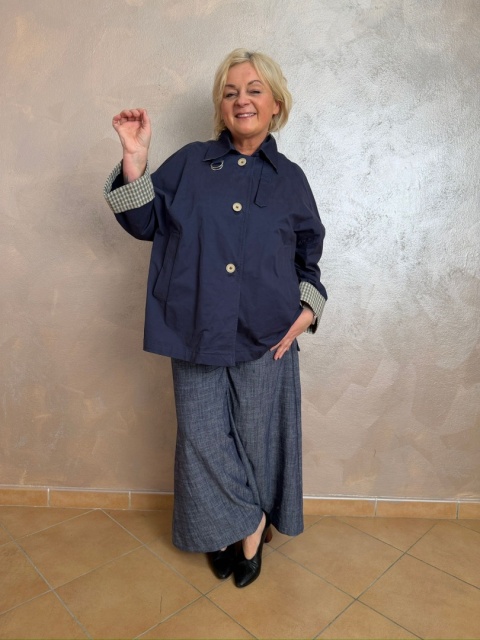 Kurtka ASHA Gioya granatowa