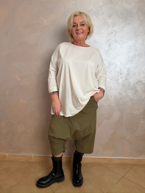 Spodnie baggy ZIVA Wendy Trendy Oliwka