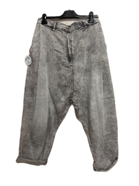 Spodnie jeansy Bliss boyfriend szare