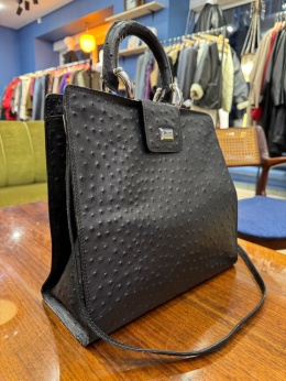 Torebka VINTAGE GIA MATTIOLO czarna