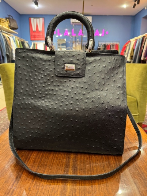 Torebka VINTAGE GIA MATTIOLO czarna