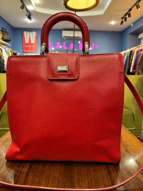 Torebka VINTAGE GIA MATTIOLO czerwona