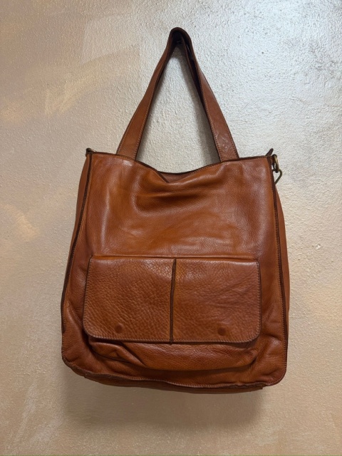 Torebka skórzana ASIA camel