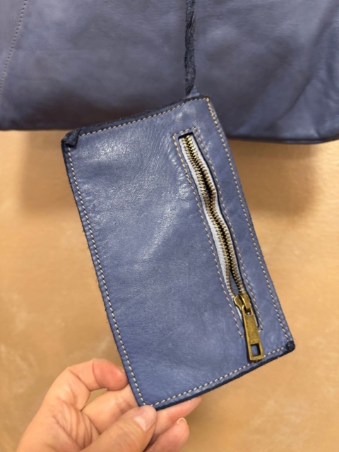 Torebka skórzana ZYTA blue