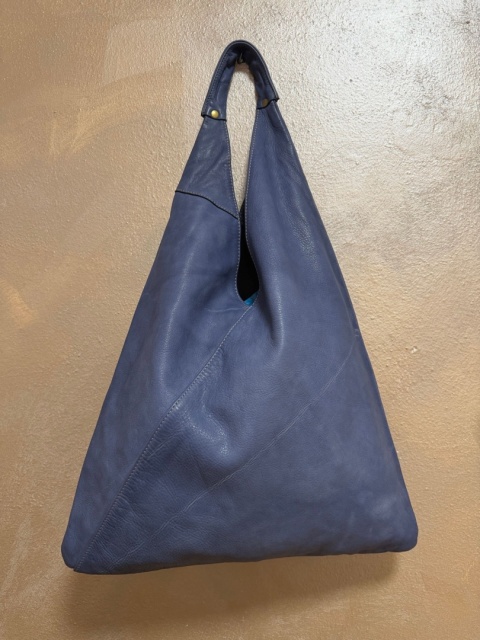 Torebka skórzana ZYTA blue