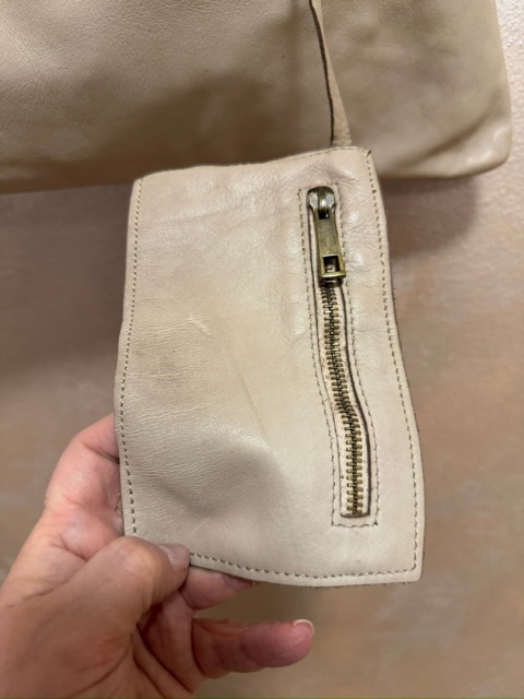 Torebka skórzana ZYTA taupe