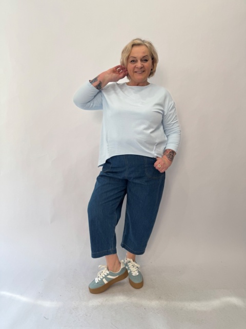 Bluzka DIANA Wendy Trendy niebieska