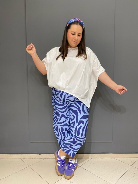 Bluzka koszula MEL Wendy Trendy bianco