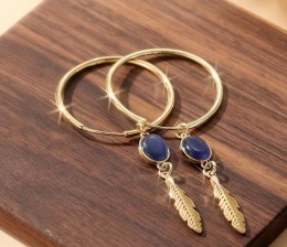 Kolczyki LISTEK złoty