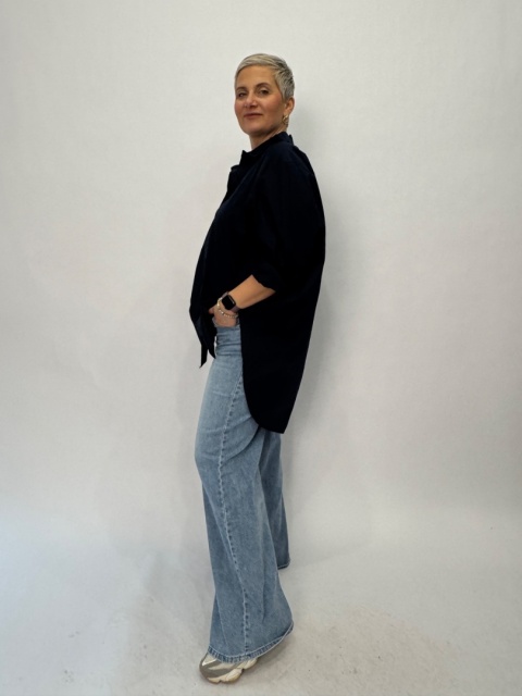 Koszula ELENA granat