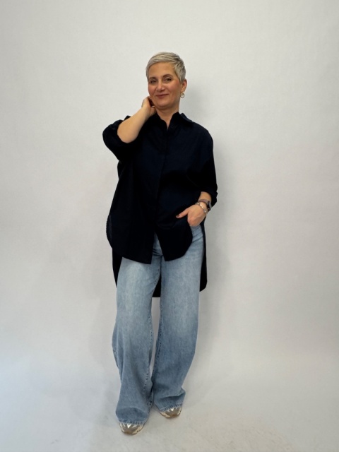 Koszula ELENA granat