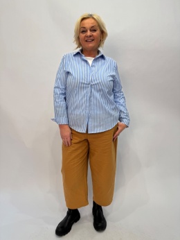 Koszula VIGO paski niebieskie