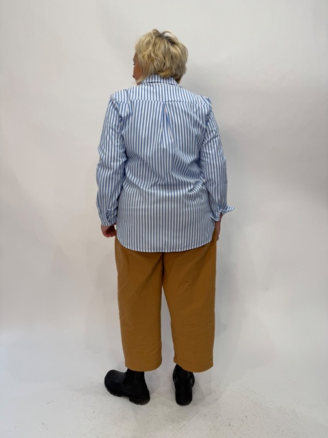 Koszula VIGO paski niebieskie