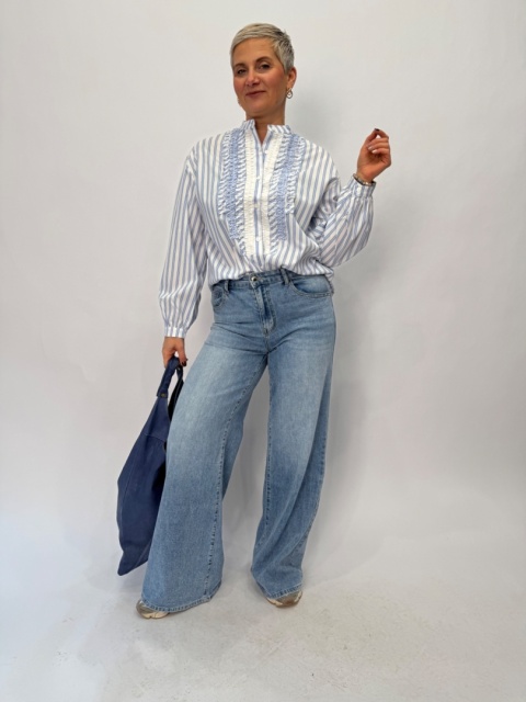 Koszula WIOLA Wiya blue