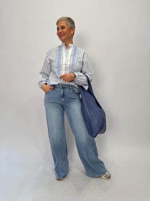 Koszula WIOLA Wiya blue