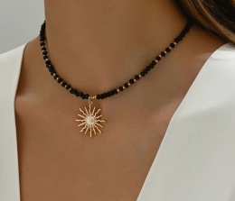 Naszyjnik BOHO czarny