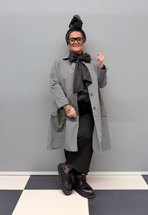 Płaszcz FREYA Rivabella grafit